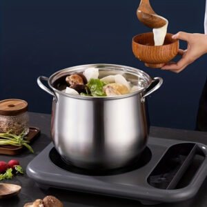 Versatile Large Stainless Steel Stock Pot