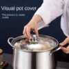 Versatile Large Stainless Steel Stock Pot