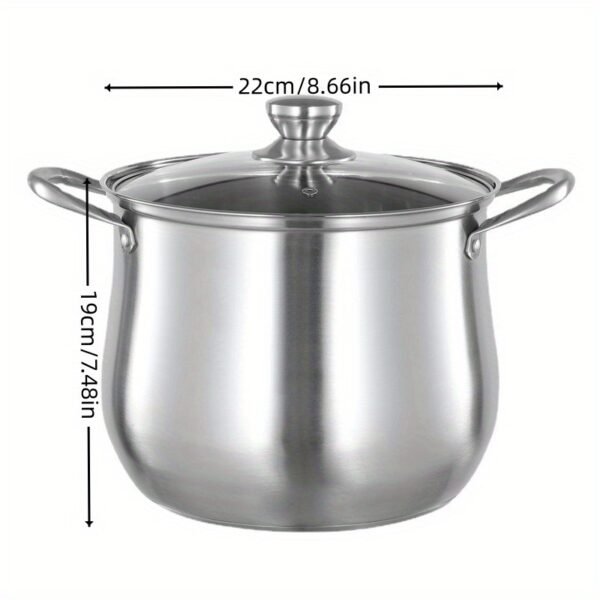 Versatile Large Stainless Steel Stock Pot