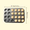 251bb744-05d0-4e25-b70f-44ac44a95db7.jpg 24-Cup Mini Cake Mold Muffin Cupcake Baking Pan for Home Use