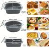 3pcs Non-Stick Silicone Mini Cake Mold Set (Round, Square & Toast Shape)