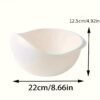 1pc Durable Colander Bowl with Built-in Filter