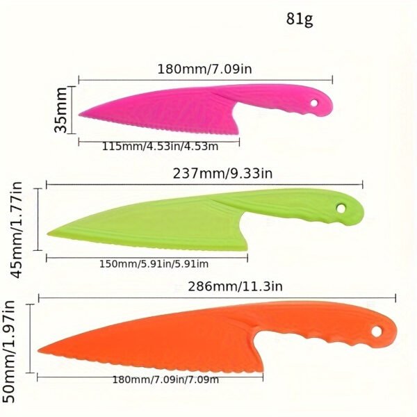 3pcs Stainless Steel Kitchen Knife Set Multi-Purpose Knife Set