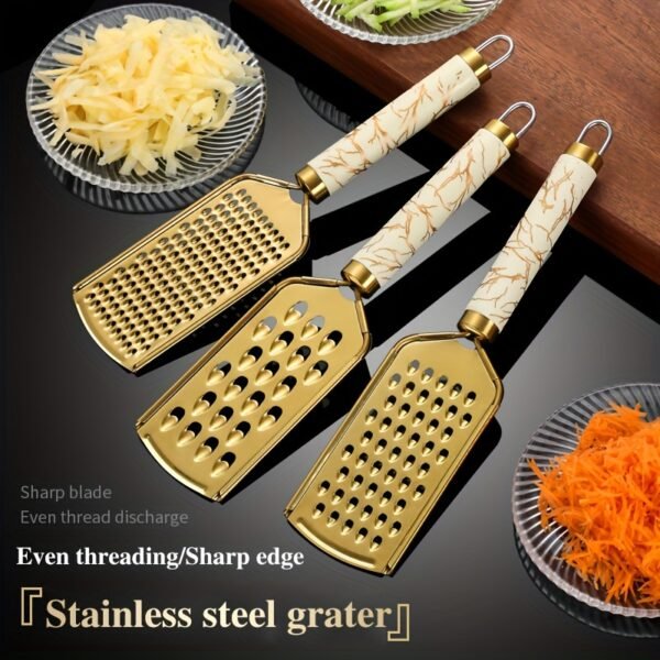 Stainless Steel Multi-Purpose Grater Vegetable & Cheese Shredder