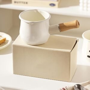 Compact Enamel Milk Pot