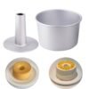 1pc of Odem Round Anodized Aluminum Cake Pan Featuring a Removable Base