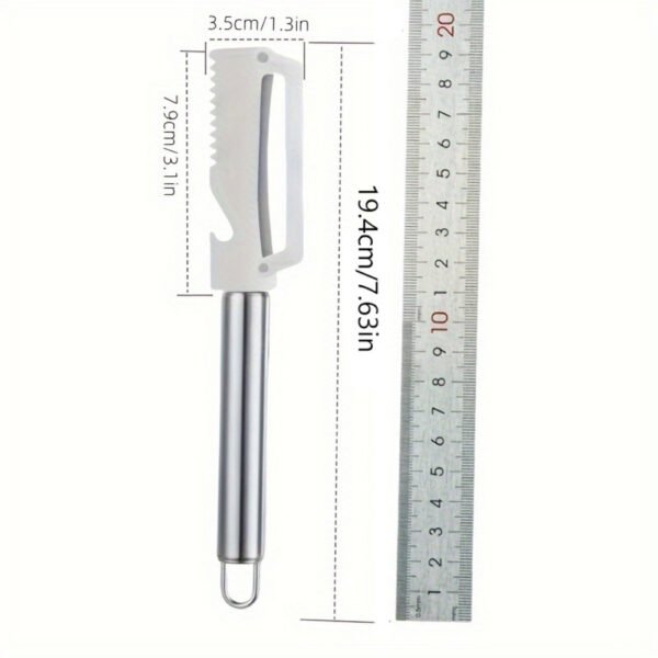 4-in-1 Stainless Steel Multifunctional Peeling Knife