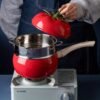 Fruit Tomato Shape Frying Pan Cooking Pot Tomato Shape Cooking Pot