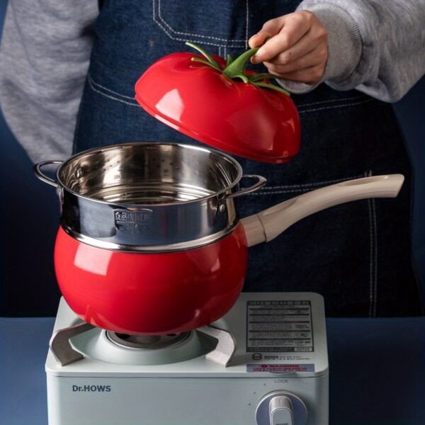 Fruit Tomato Shape Frying Pan Cooking Pot Tomato Shape Cooking Pot