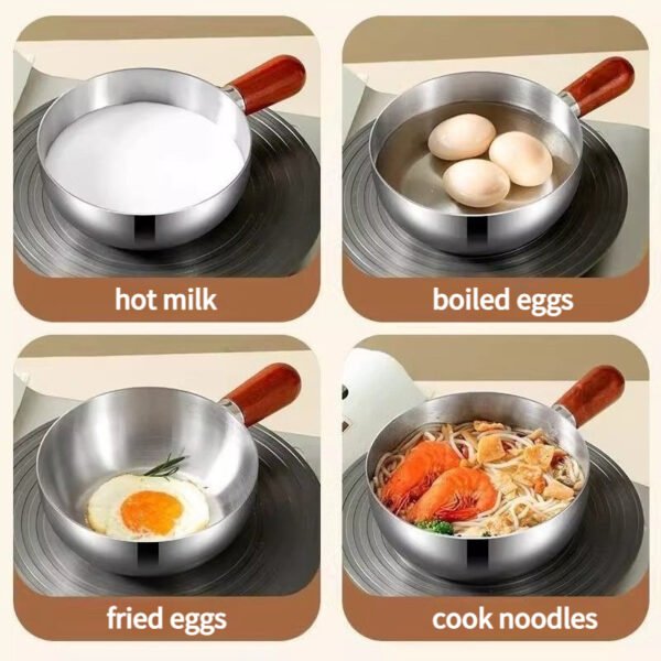 Versatile Stainless Steel Pot And Frying Pan
