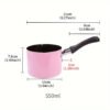 1pc Milk Pan Mini,Colorful Milk Pan pink