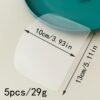 5pcs Transparent Cake Scraper & Smoothing Tool Set Cream Spatula Kit