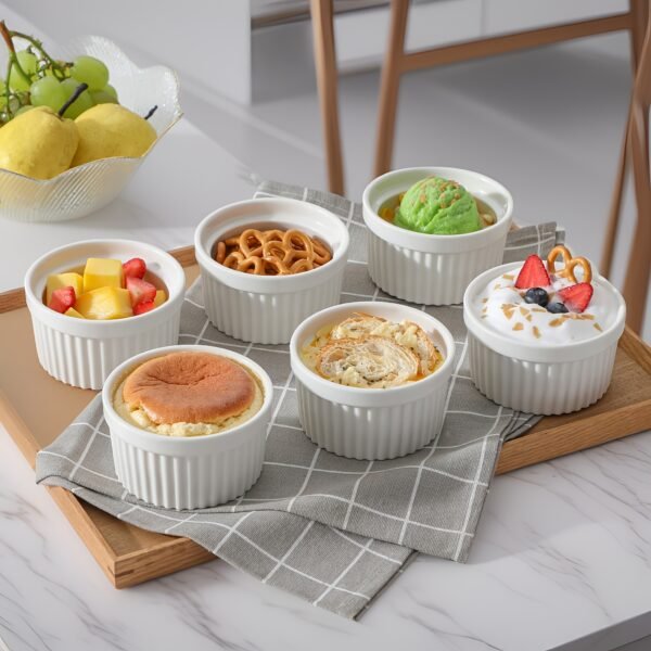 6pcs 8Oz Creme Brulee Ramekins