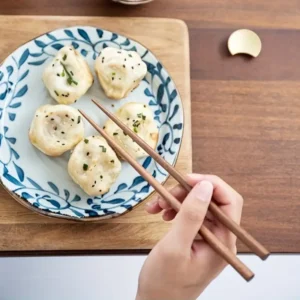 6161928290a1cbaf7ef6ec81b69f2f31_1740582369734.webp 5 Pairs of Natural Wood Chopsticks | Kitchen Essential