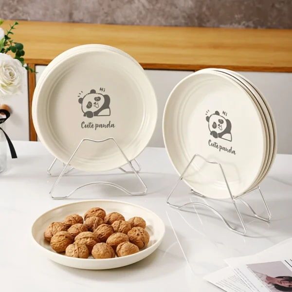 8c9ad81a-c2d3-4c41-9960-9b55e4e11317.webp Cute Teddy Bear Design Dinner Plates | Kitchen Essential
