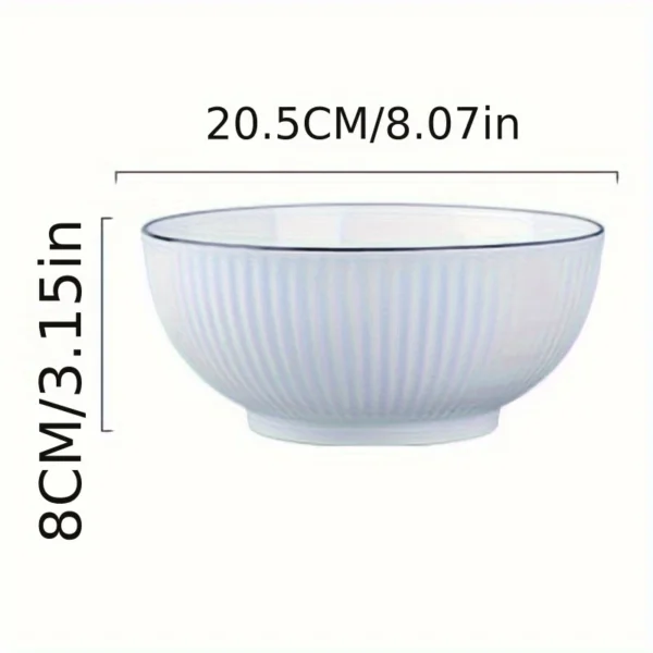 2pcs Ceramic Noodle Bowls | Kitchen Essential