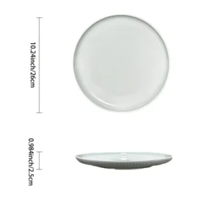 Elegant French Embossed Dinnerware Set | Kitchen Essential